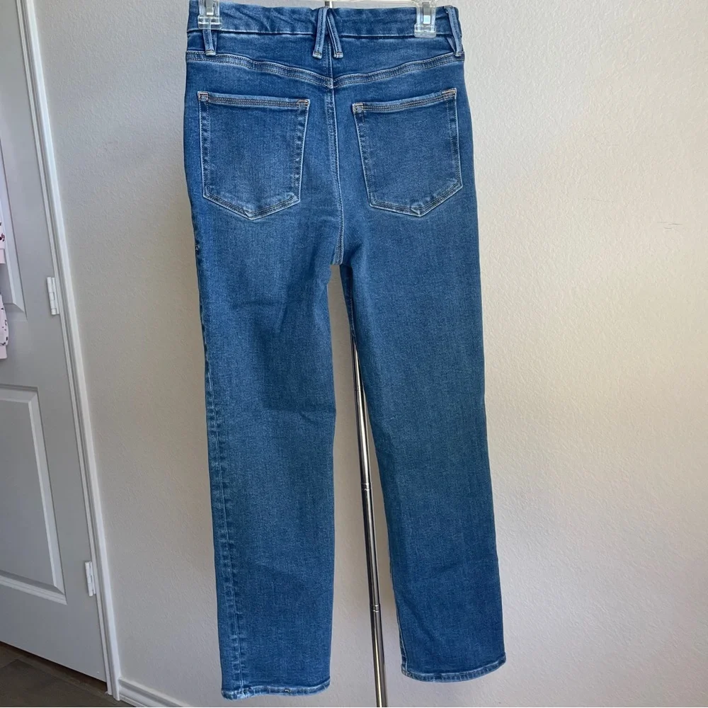 Good American Blue Denim Jeans 4/27 - Picture 7 of 8
